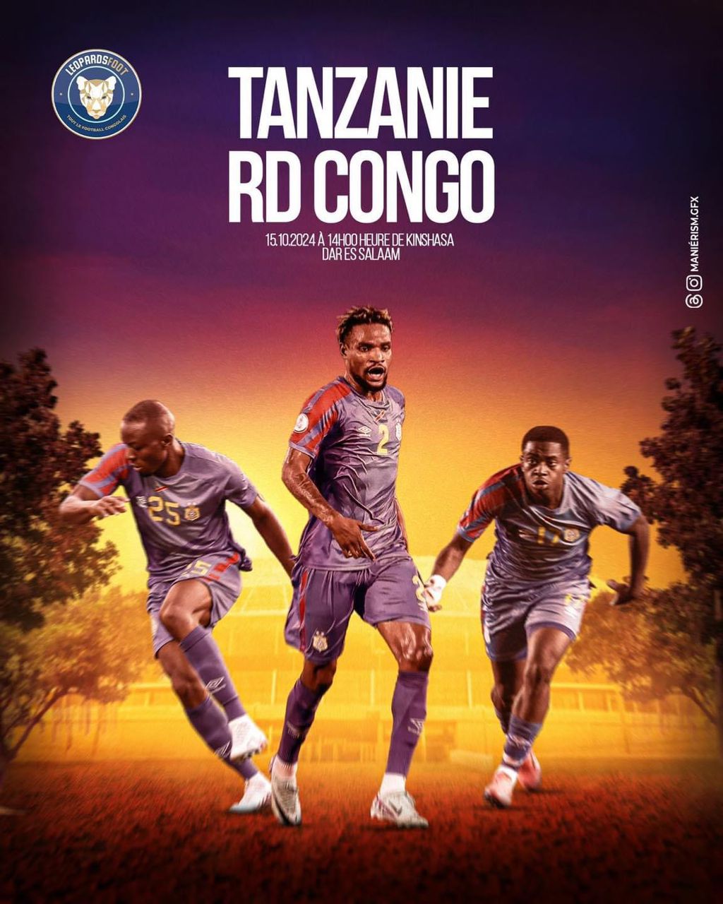 Read more about the article CAN Maroc 2025: les Léopards de la RDC qualifiés en battant la Tanzanie sur 2-0 (CongoForum)