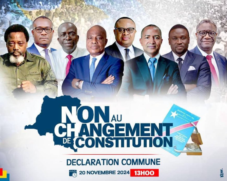 Read more about the article Possible révision de la Constitution: la coalition de l’opposition sort de son silence et  met en garde Félix Tshisekedi (CongoForum)