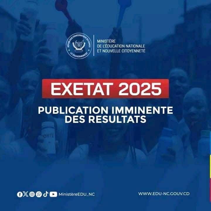 Read more about the article Le ministère de l’Éducation annonce la publication imminente des résultats de l’Exetat 2025 (CongoForum)