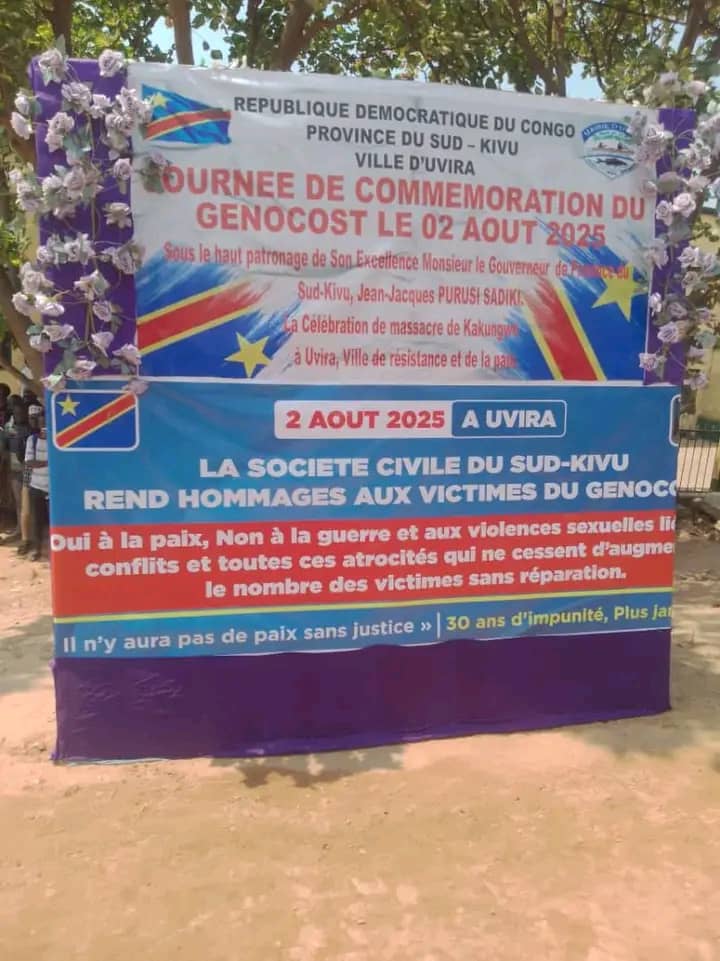 Read more about the article Uvira commémore le Genocost: justice, mémoire et engagement pour l’avenir (CongoForum)