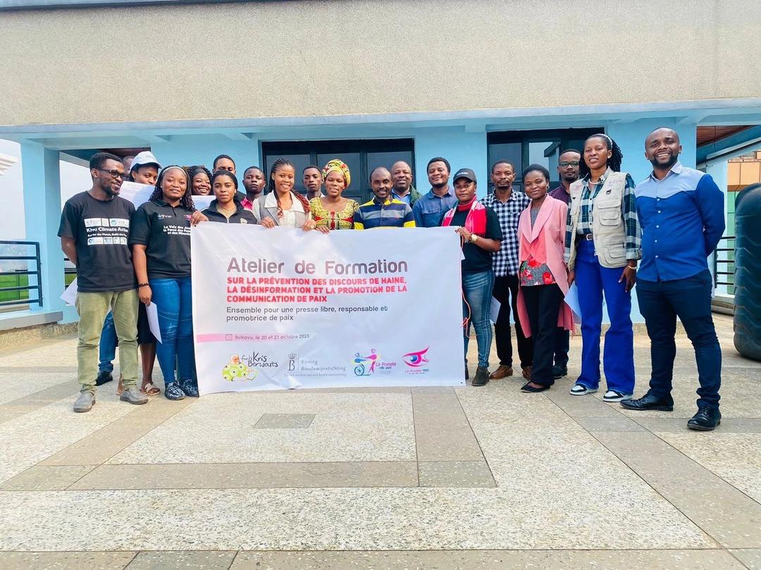 Read more about the article Sud-Kivu: des journalistes de Bukavu clôturent un atelier sur la prévention des discours de haine et la communication de paix (CongoForum)