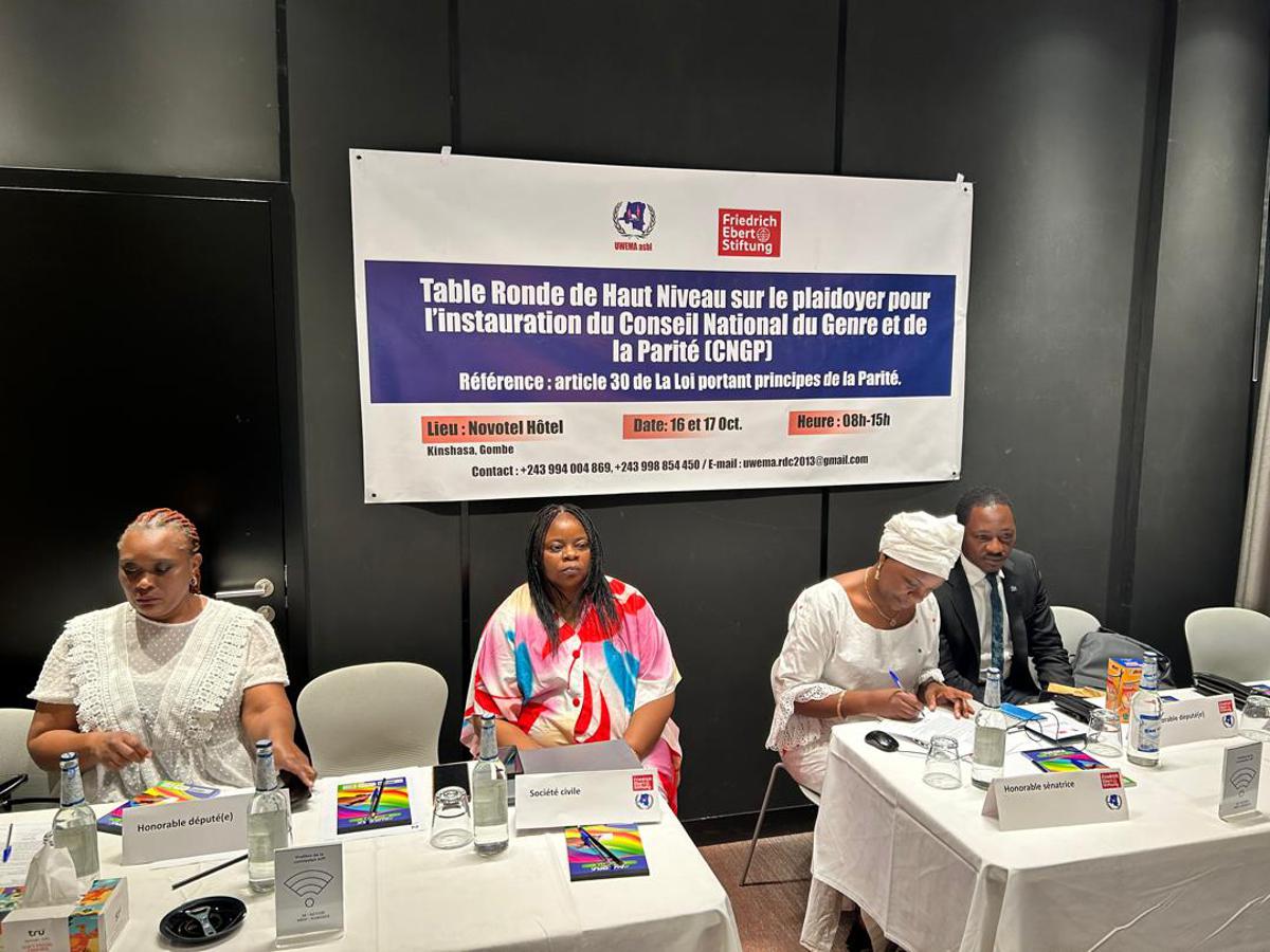 Lees meer over het artikel Sterk pleidooi voor Nationale Raad voor Gender en Gelijke Kansen (CongoForum)