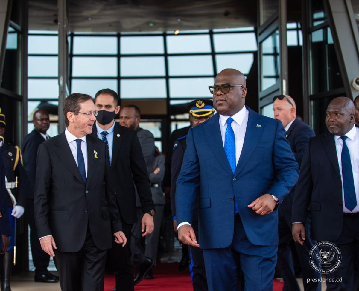 Lees meer over het artikel Israëlische president Herzog op bezoek in DR Congo (CongoForum)