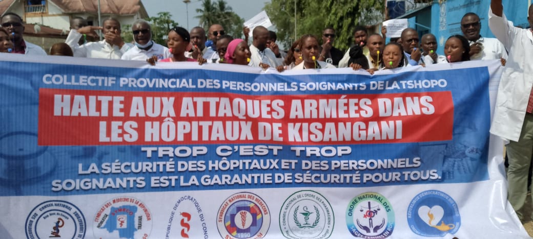 Lees meer over het artikel Tshopo: werknemers uit gezondheidszorg zijn ongerust over stijgende onveiligheid (CongoForum)