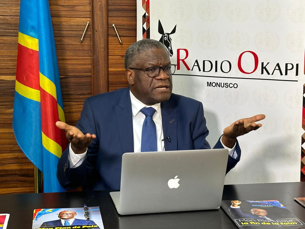 Lees meer over het artikel Entourage Mukwege over vrede in Oost-Congo: “Gesprekken in Doha en Washington DC zijn niet de juiste aanpak” (CongoForum)