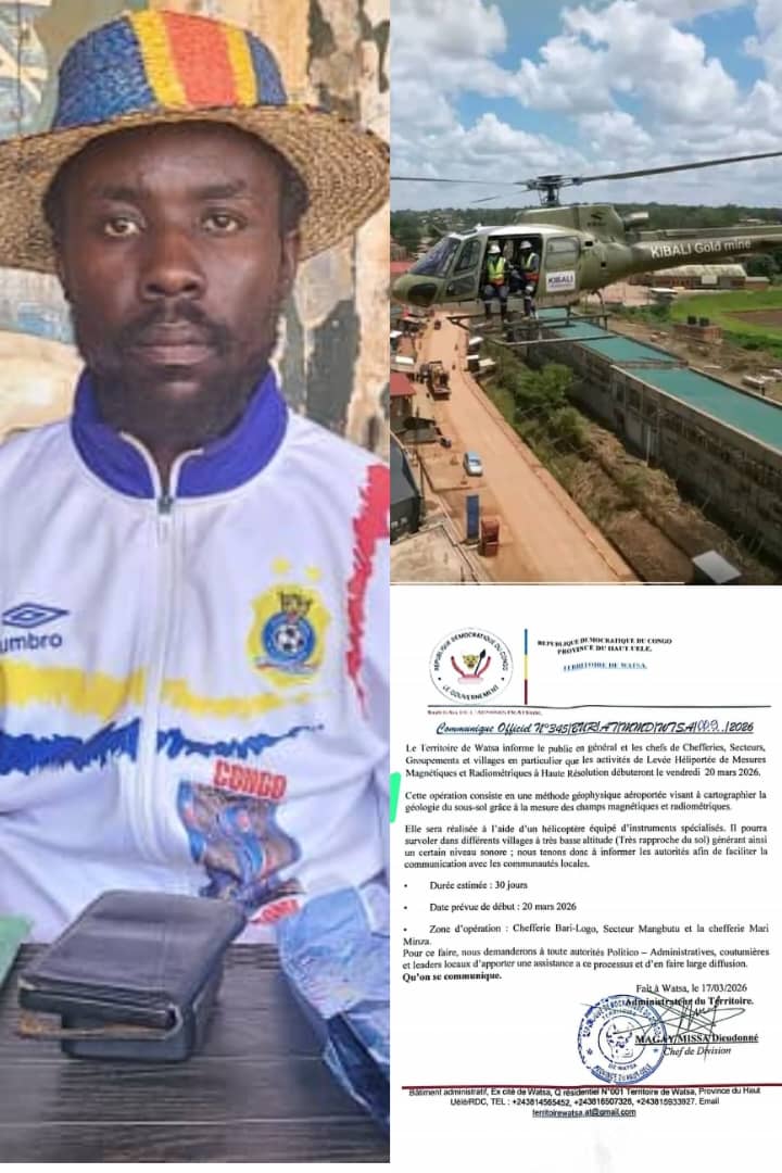 Lees meer over het artikel Haut-Uélé: luchtprospectie door mijnbouwbedrijf doet veel stof opwaaien in streek van Watsa (CongoForum)