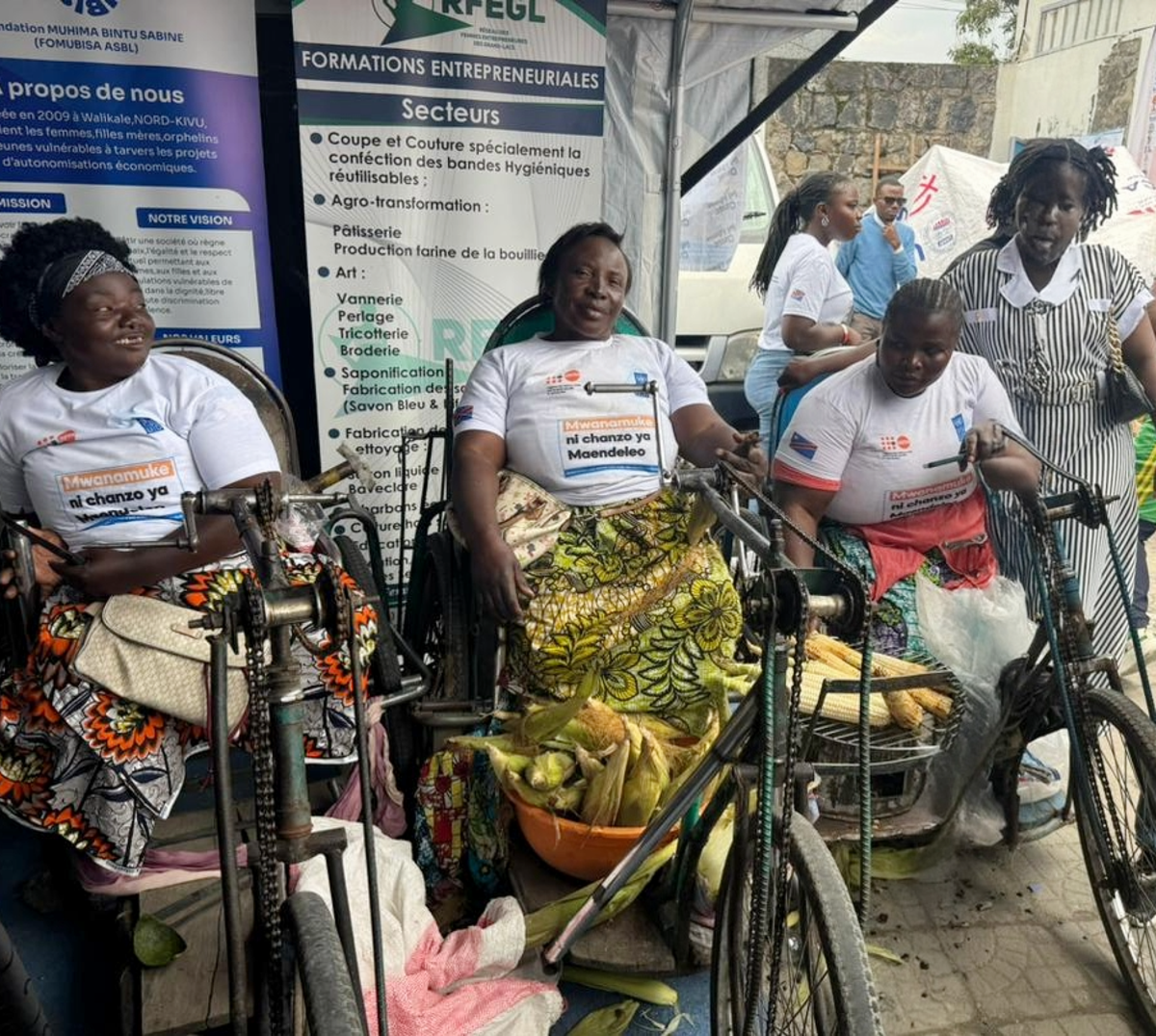 Lees meer over het artikel Vrouwen die knokken, ook in Noord-Kivu: Maombi Saidi is economisch actief, ook al heeft ze een fysieke beperking (CongoForum)