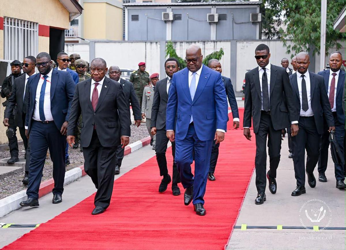 Lees meer over het artikel Tshisekedi en Ramaphosa praten over geweld tegen migranten in Zuid-Afrika (CongoForum)