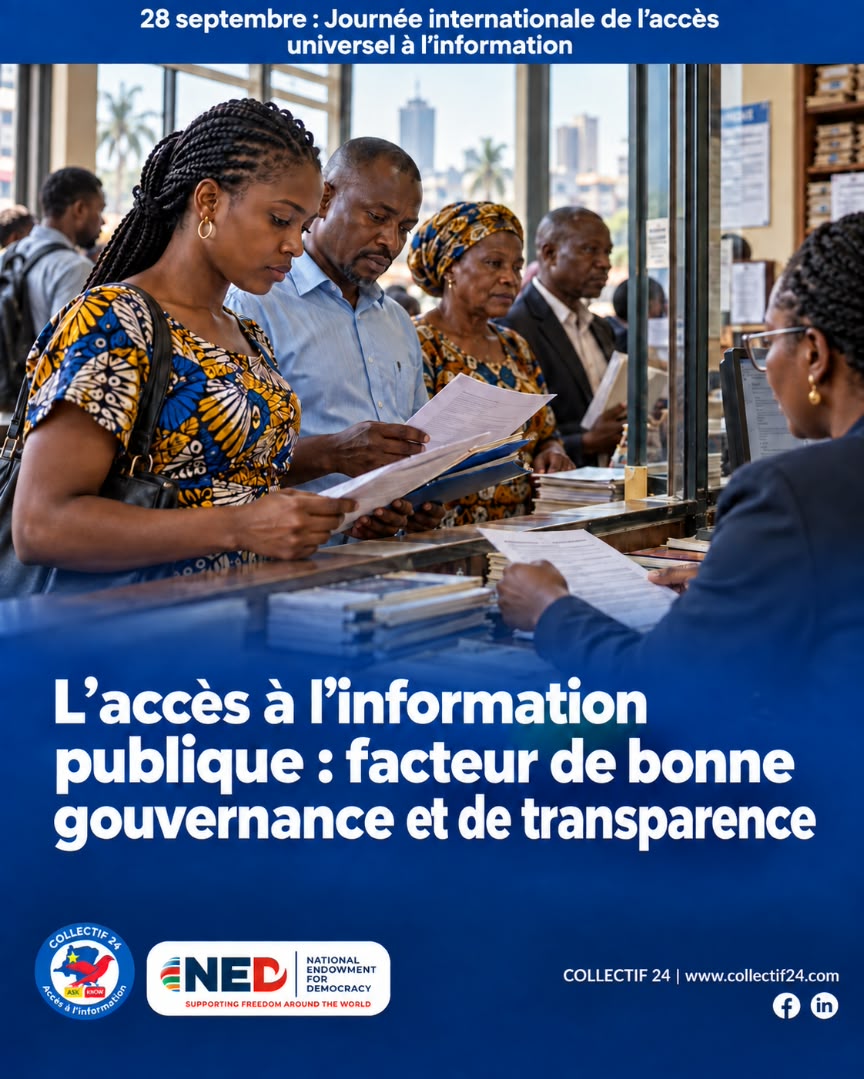 Read more about the article Le Collectif 24 appelle les institutions à garantir l’accès à l’information publique (CongoForum)
