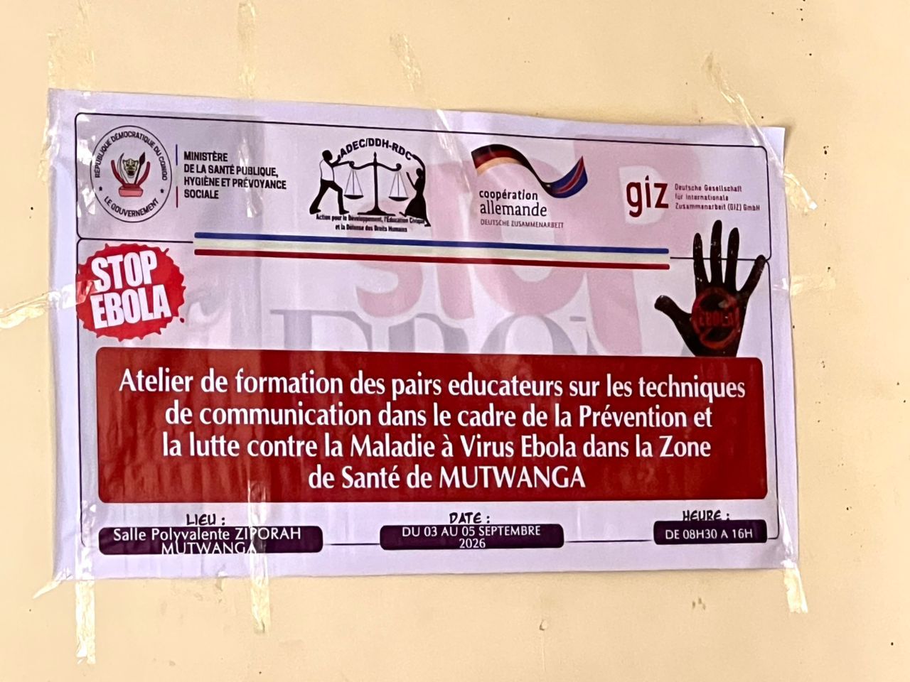 Read more about the article Nord-Kivu: des organisations locales continuent de fournir des efforts pour mettre fin à Ebola (CongoForum)